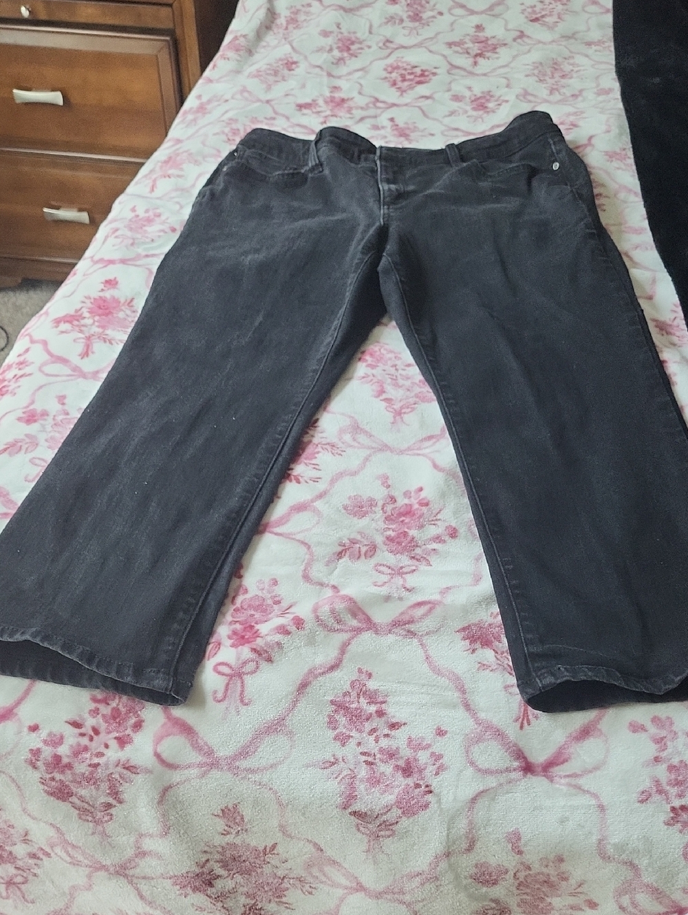 St. John's Bay Black Boot Cut Jeans